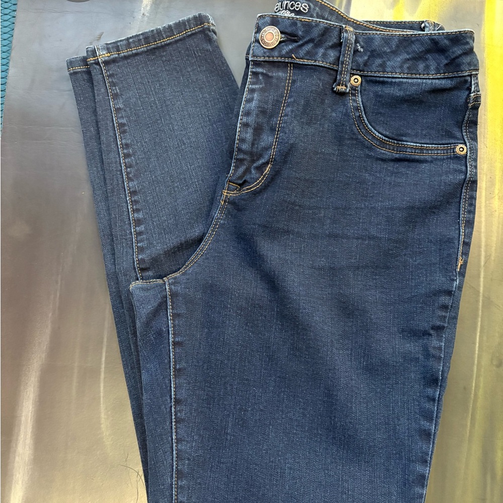 Maurices Dark Blue Skinny Jeans